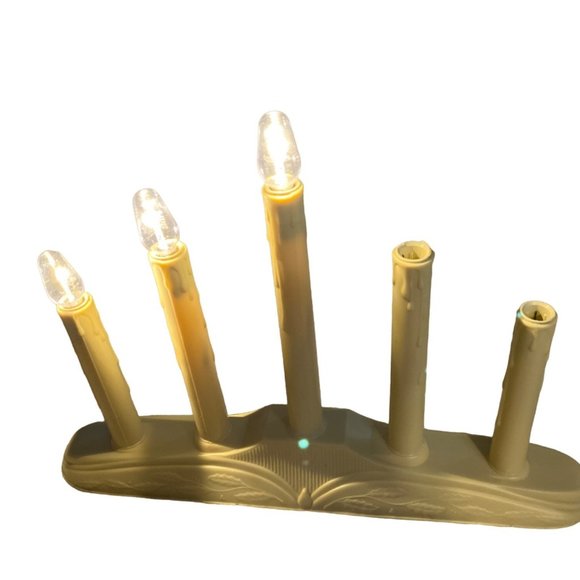 GE Cool Bright Christmas Candolier One Set of 5 Drip Electric Candles - Picture 12 of 12